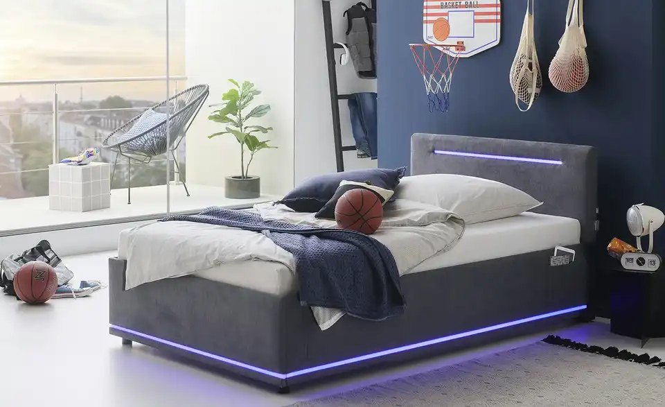 Polsterbett Circle, in Wohnsituation