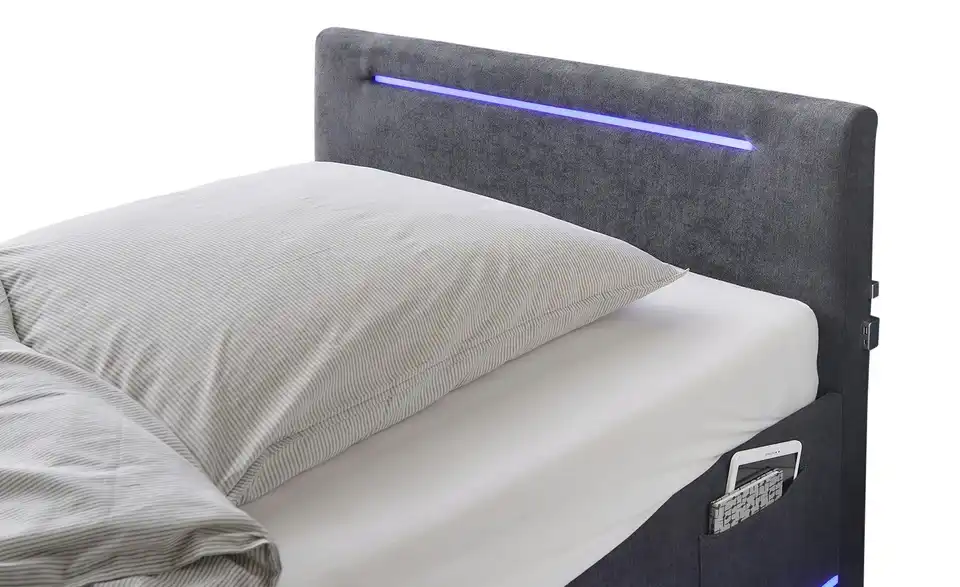 Polsterbett Circle, Detailansicht