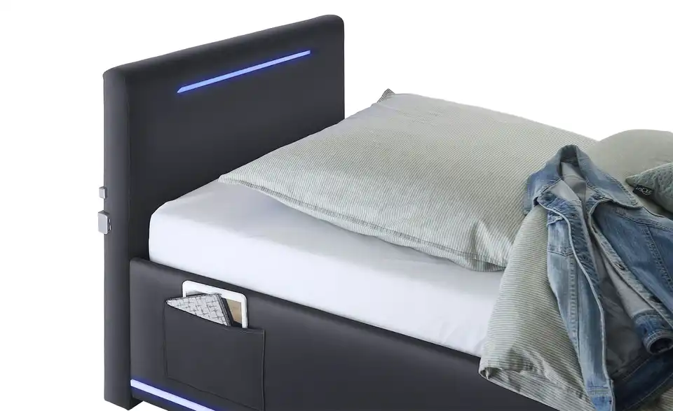 Polsterbett Circle, Detailansicht