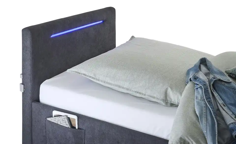 Polsterbett Circle, Detailansicht