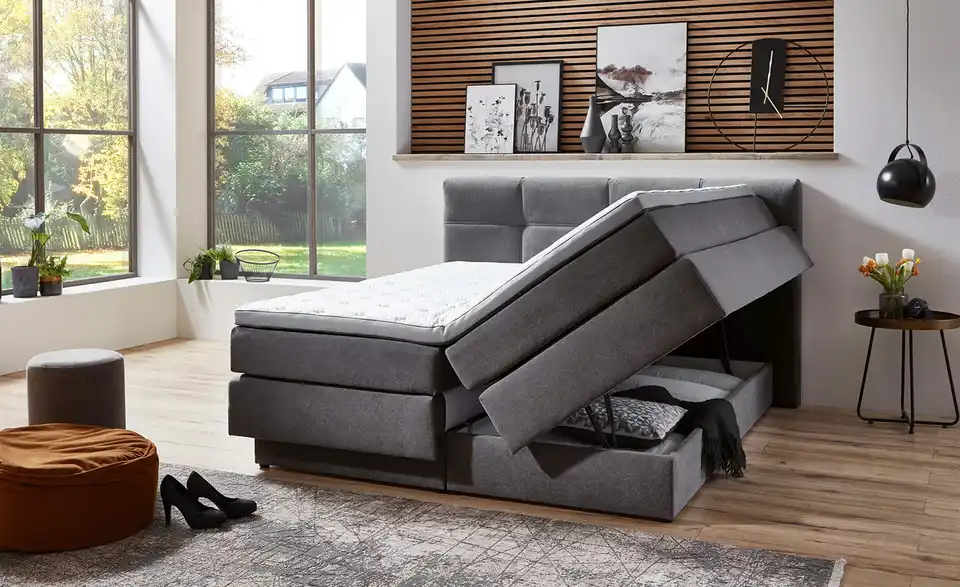 uno Boxspringbett Chicago, in Wohnsituation