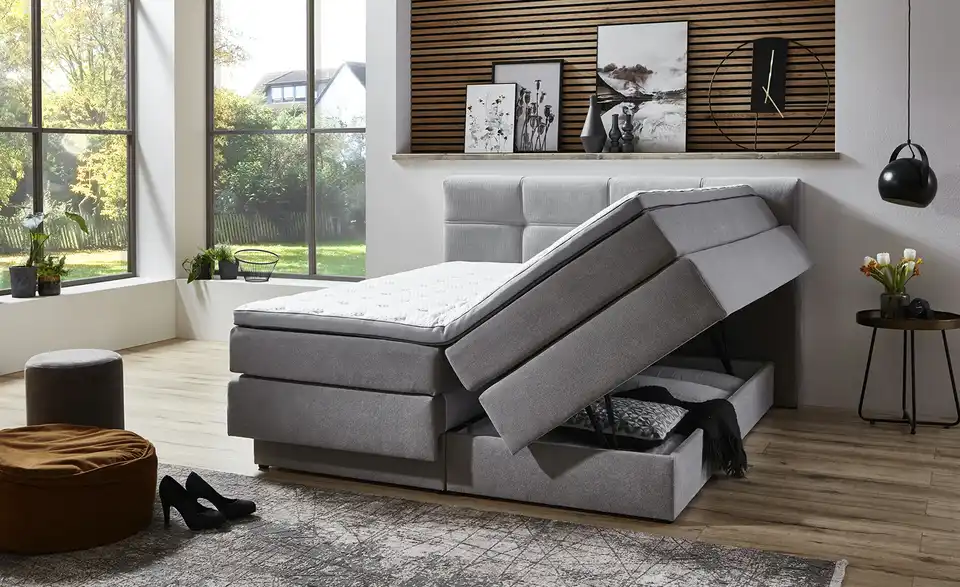 uno Boxspringbett Chicago, in Wohnsituation