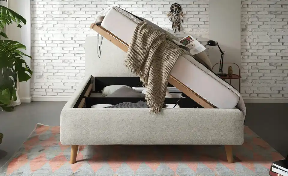 Polsterbett Mattis, in Wohnsituation