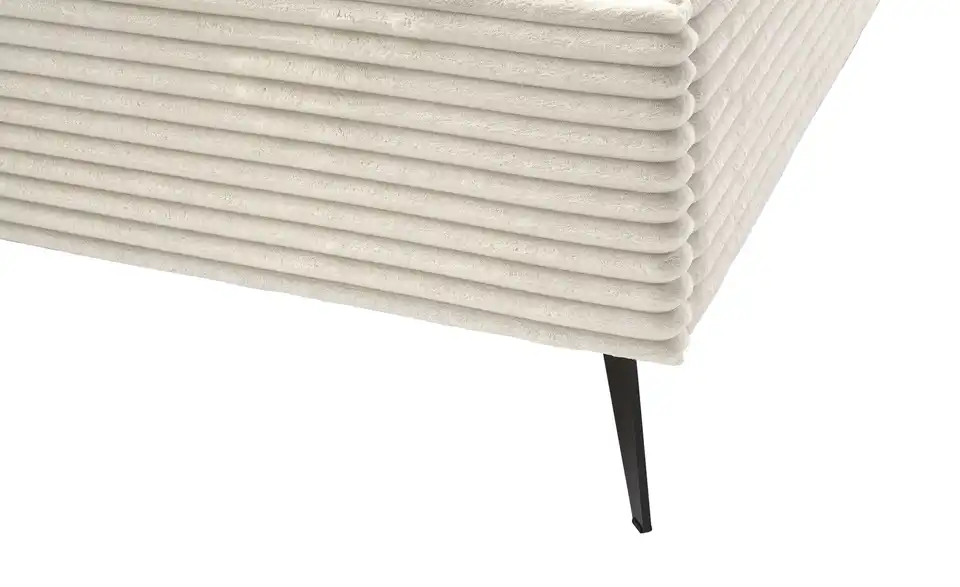 Polsterbettgestell Matera flauschiger Mega-Cord Bezug, Detailansicht