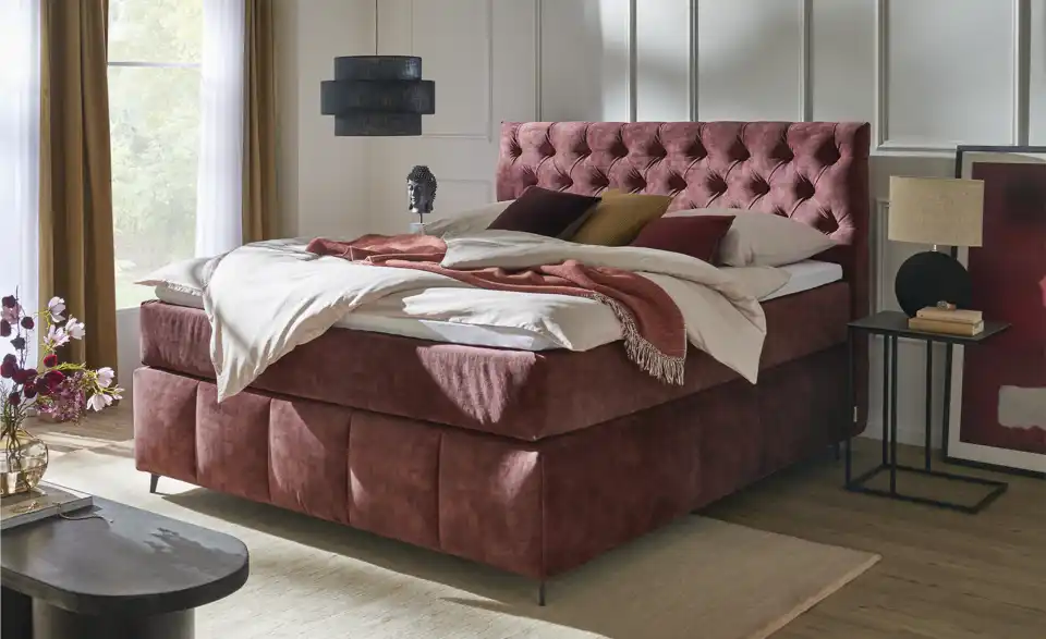 Jette Home Boxspringbett Glam New, in Wohnsituation