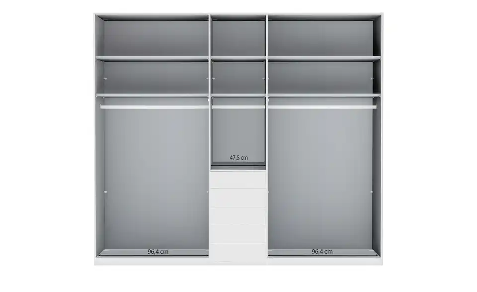 Kleiderschrank Velua 2, Detailansicht