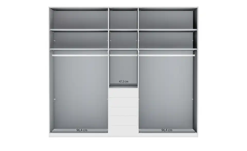 Kleiderschrank Velua 2, Detailansicht