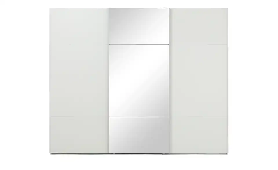 meinSchrank Schwebetürenschrank Regina inklusive Zubehör, Frontansicht