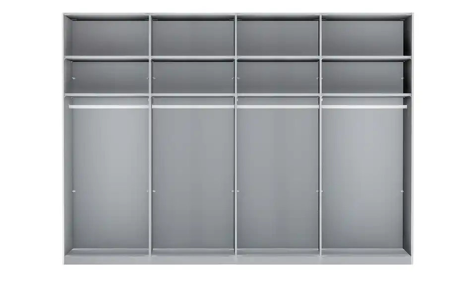 Schwebetürenschrank Boston, geöffnet