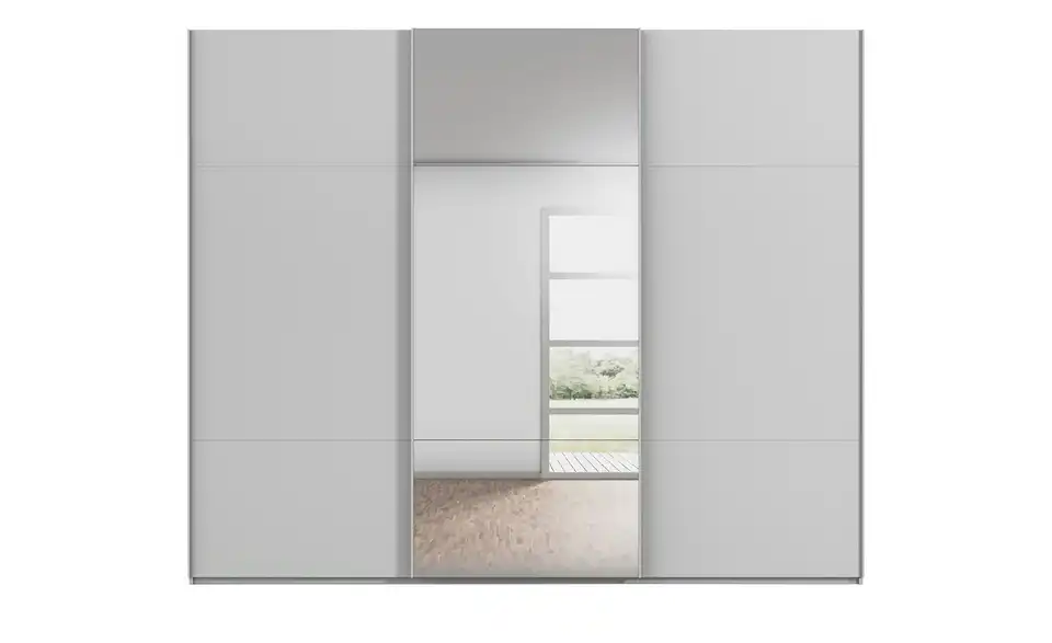 meinSchrank Schwebetürenschrank Regina inklusive Zubehör, Frontansicht