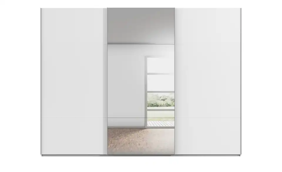 meinSchrank Schwebetürenschrank Regina inklusive Zubehör, Frontansicht