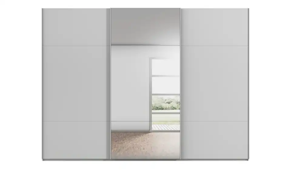 meinSchrank Schwebetürenschrank Regina inklusive Zubehör, Frontansicht