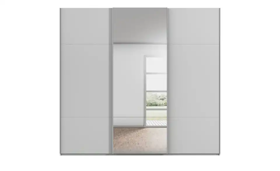 meinSchrank Schwebetürenschrank Regina inklusive Zubehör, Frontansicht