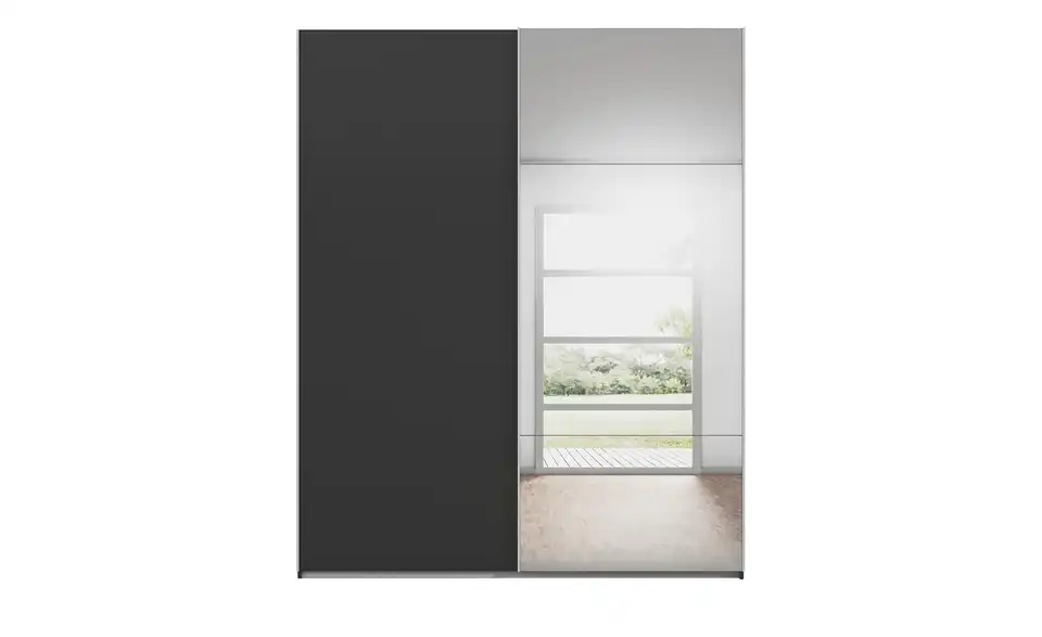 meinSchrank Schwebetürenschrank Regina inklusive Zubehör, Frontansicht