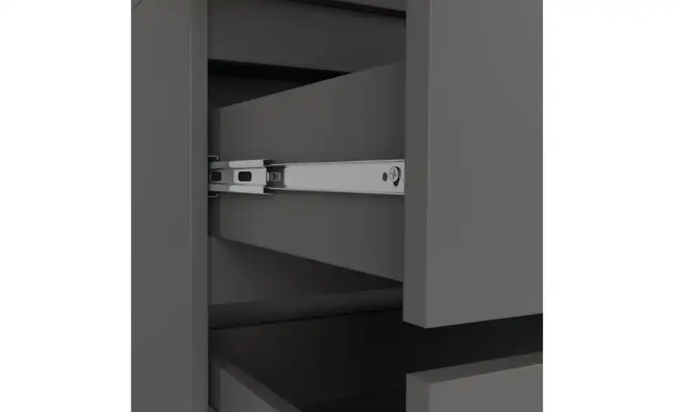 Drehtürenschrank Oda mit 2 Schubladen, Detailansicht