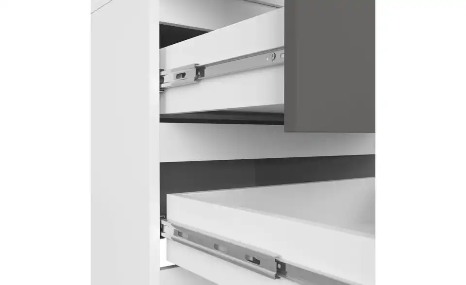 Drehtürenschrank Sina mit 2 Schubladen, Detailansicht