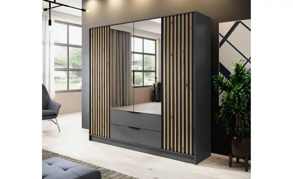 Drehtürenschrank Nelly, in Wohnsituation