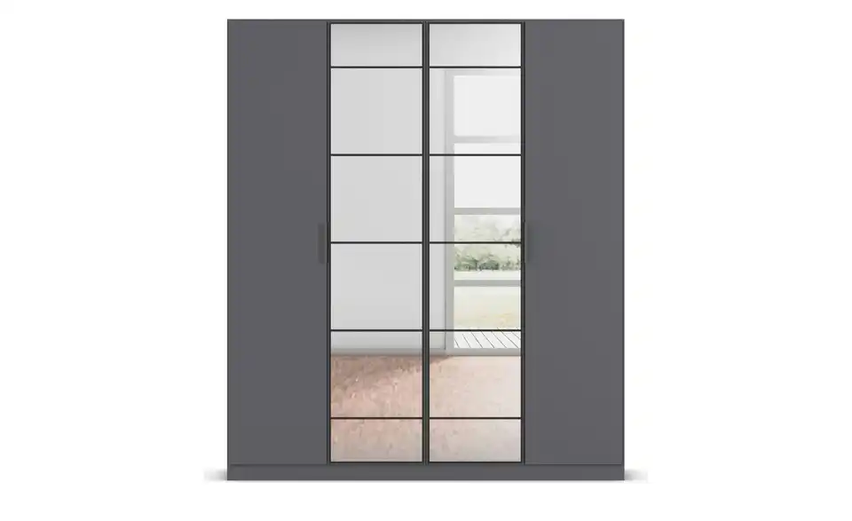 Kleiderschrank Acero mit Spiegel, Frontansicht