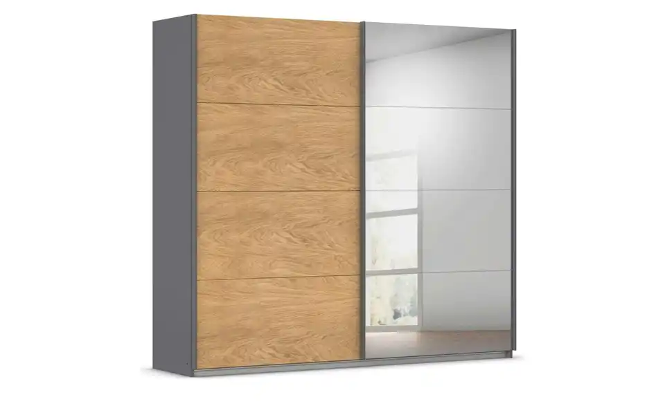 Schwebetürenschrank Malva Extra mit Spiegel, Perspektive