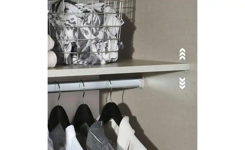 Schwebetürenschrank Malva Extra 2 türig, Stoffstruktur