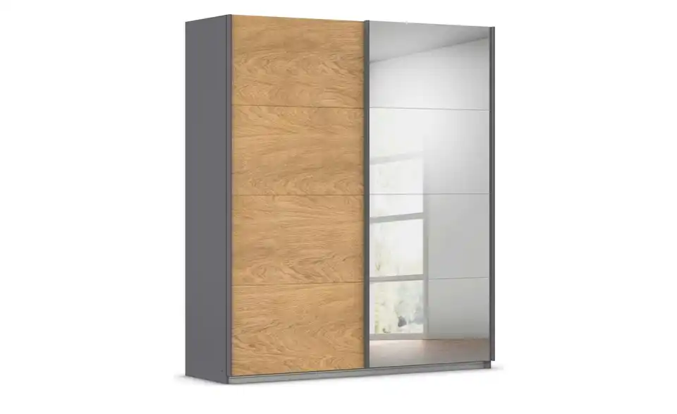 Schwebetürenschrank Malva Extra mit Spiegel, Perspektive