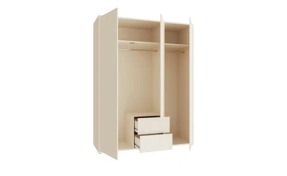 Drehtürenschrank Bolognano, geöffnet