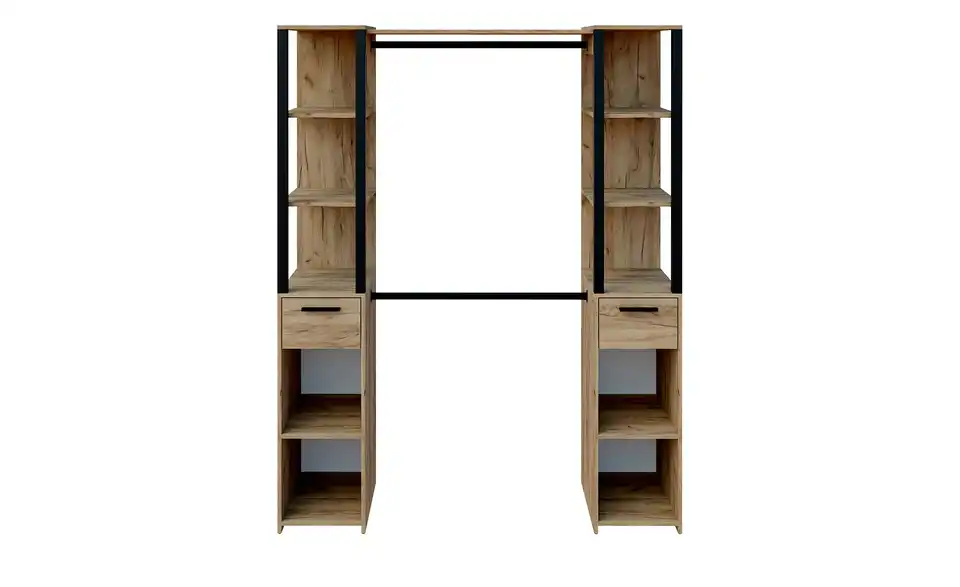 Offener Kleiderschrank Kendal, Frontansicht