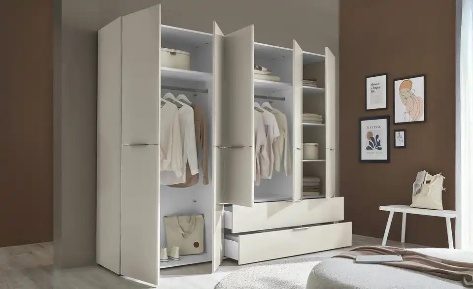 Kleiderschrank 5-türig Vitreo Neo, in Wohnsituation