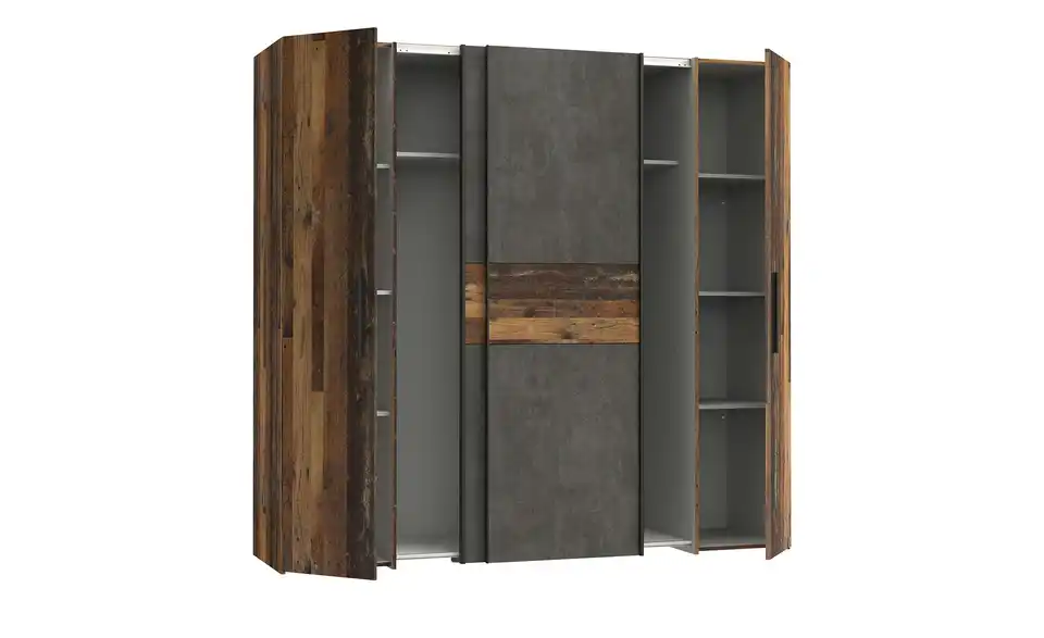 Kleiderschrank Kirton, geöffnet