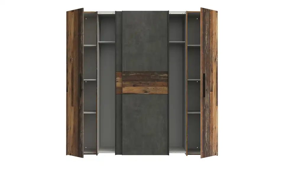 Kleiderschrank Kirton, geöffnet