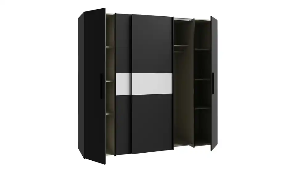 Kleiderschrank Kirton, geöffnet