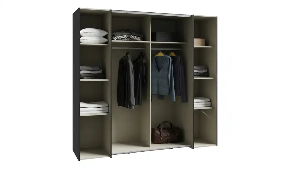 Kleiderschrank Kirton, geöffnet