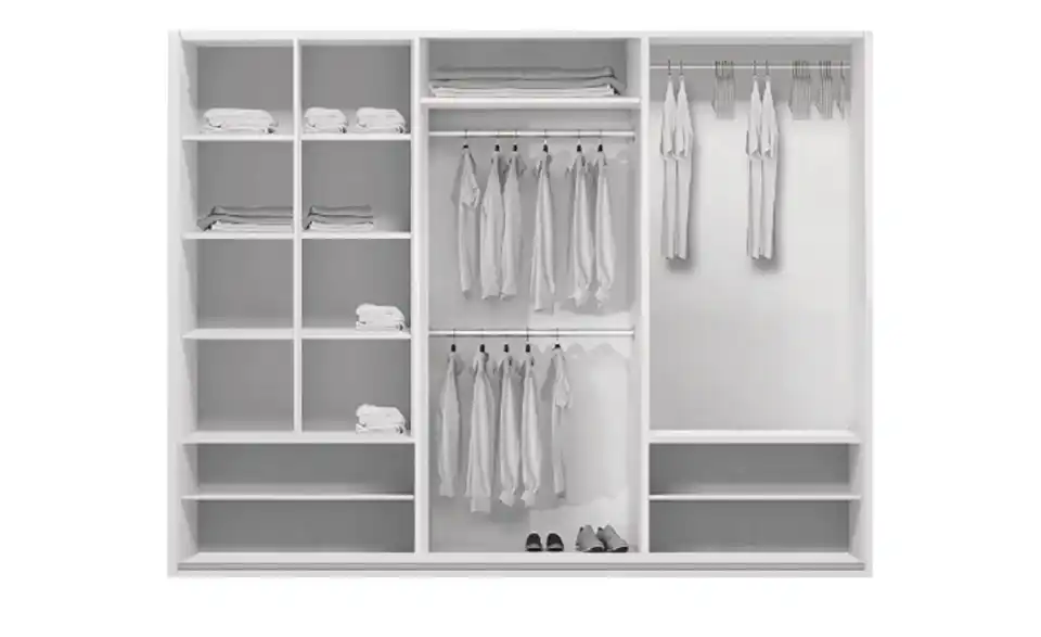 Schwebetürenschrank, Detailansicht