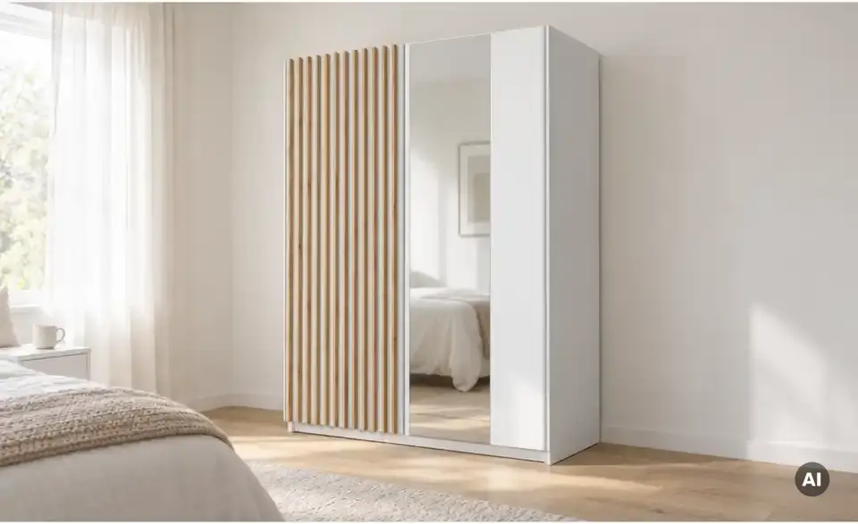 Schwebetürenschrank Dartmouth, in Wohnsituation