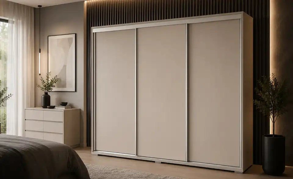 Schwebetürenschrank Abberton, in Wohnsituation