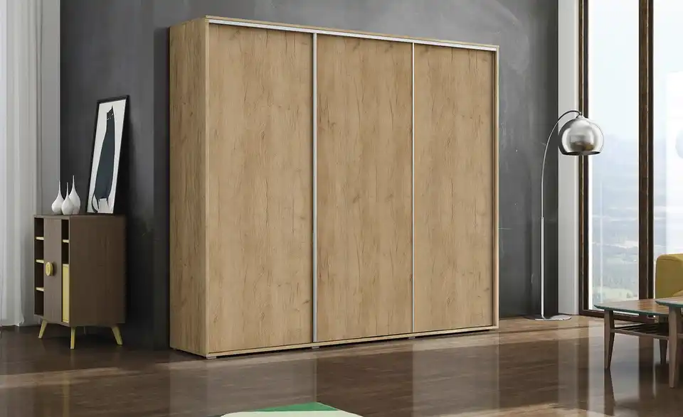 Schwebetürenschrank Abberton, in Wohnsituation