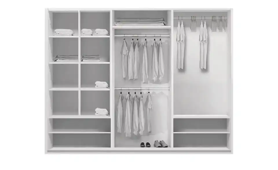 Schwebetürenschrank, Detailansicht