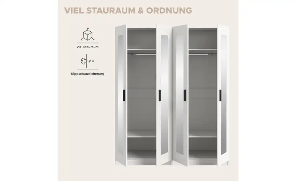 Kleiderschrank Vellow, Bild mit Text