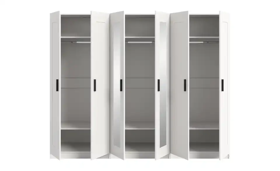 Kleiderschrank Vellow, geöffnet
