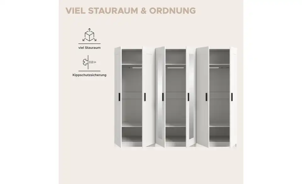 Kleiderschrank Vellow, Bild mit Text