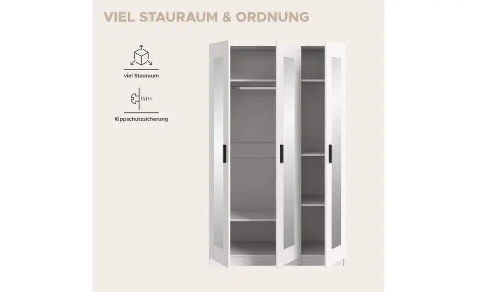 Kleiderschrank Vellow, Bild mit Text