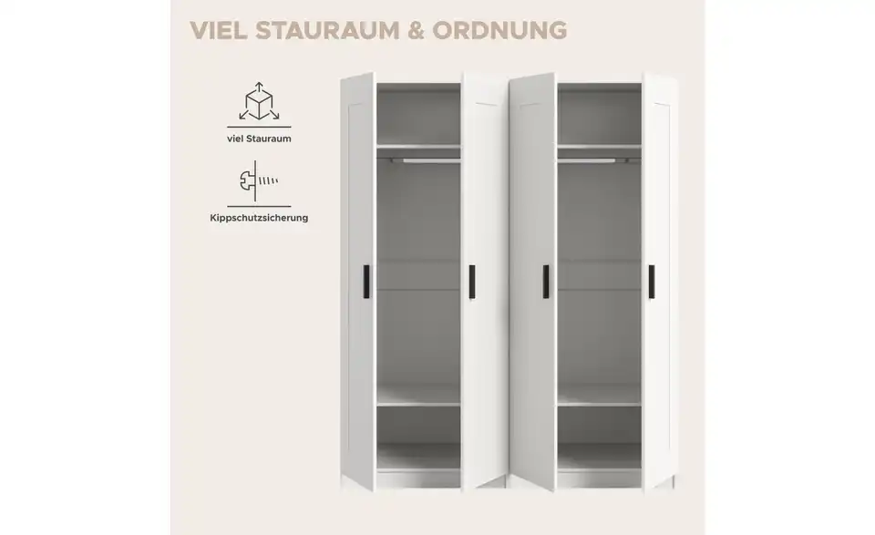 Kleiderschrank Vellow, Bild mit Text