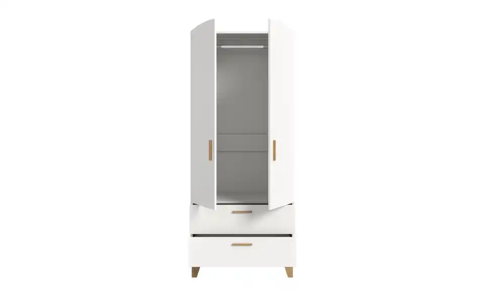 Kleiderschrank, geöffnet