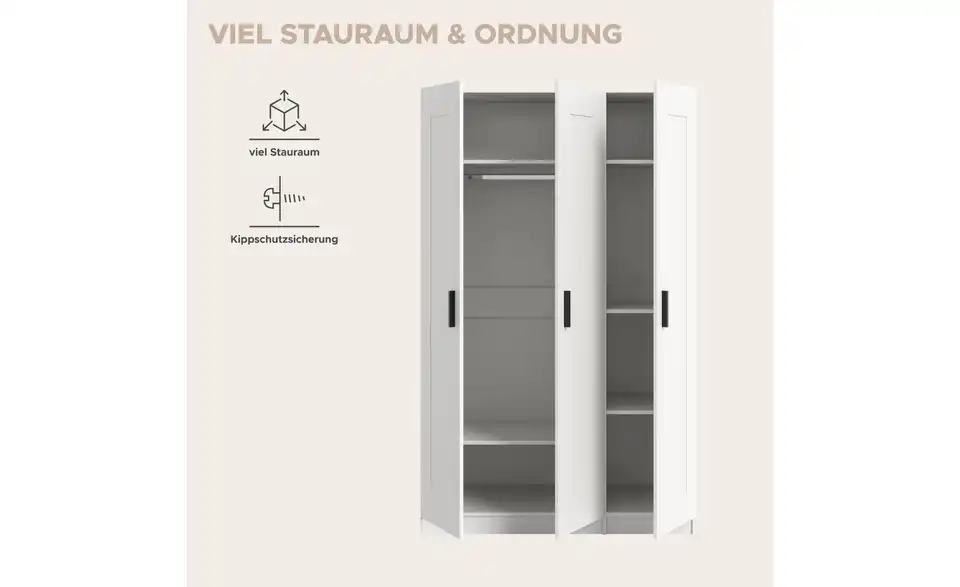 Kleiderschrank Vellow, Bild mit Text