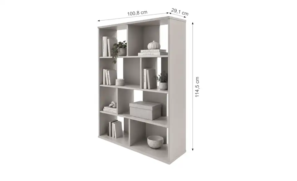 Höffner Selection Regal Mina, Bemaßung