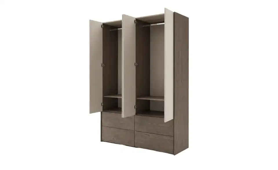 Höffner Selection Drehtürenschrank Mina, geöffnet