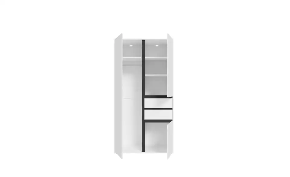 Kleiderschrank Felden, geöffnet