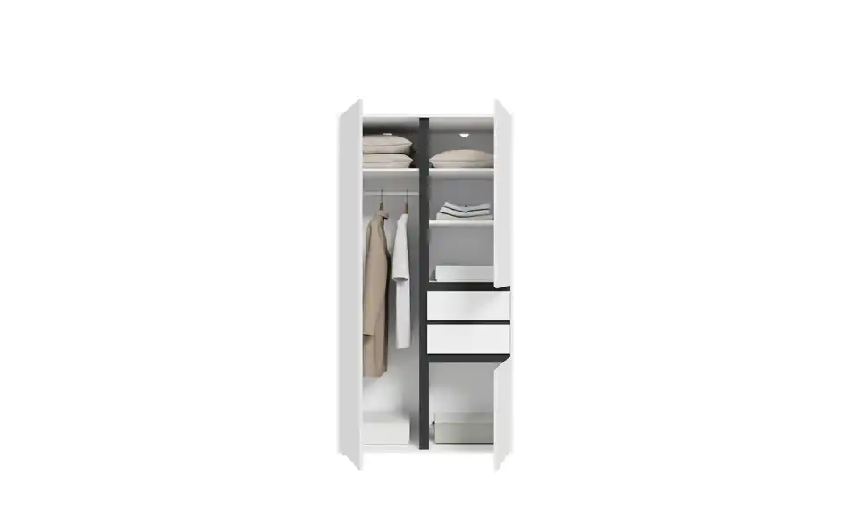 Kleiderschrank Felden, geöffnet