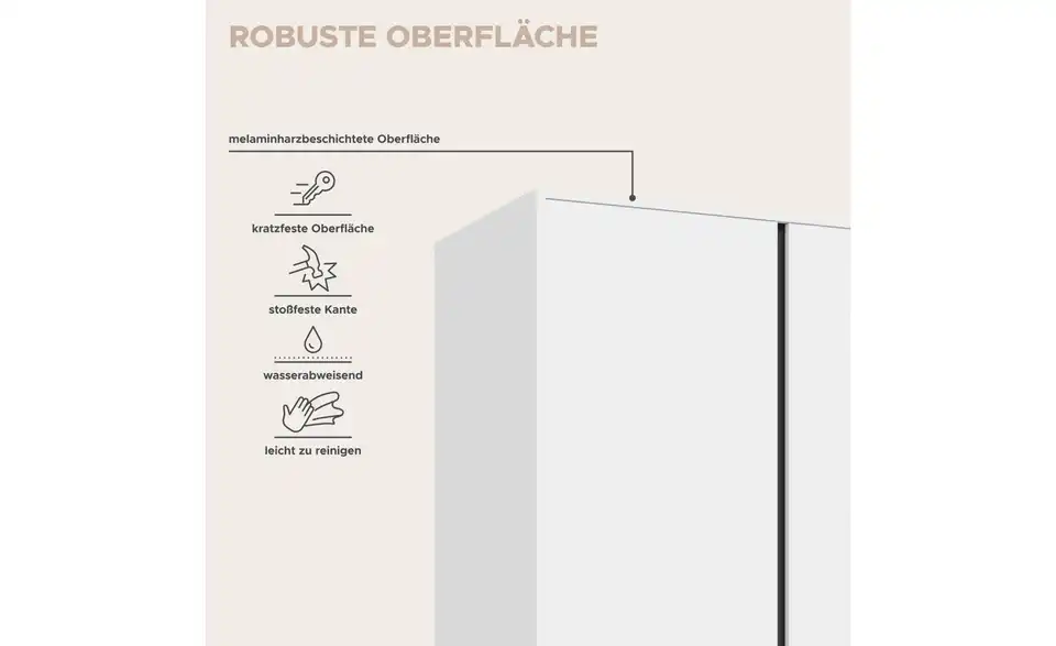 Kleiderschrank Felden, Bild mit Text