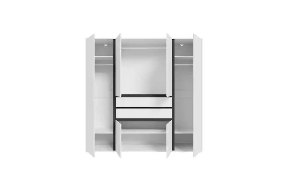 Kleiderschrank Felden, geöffnet